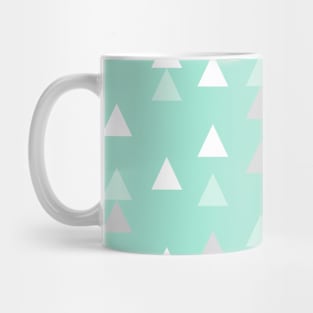 Mint Gray Tribal Arrows Pattern Indian Indigenous Mug